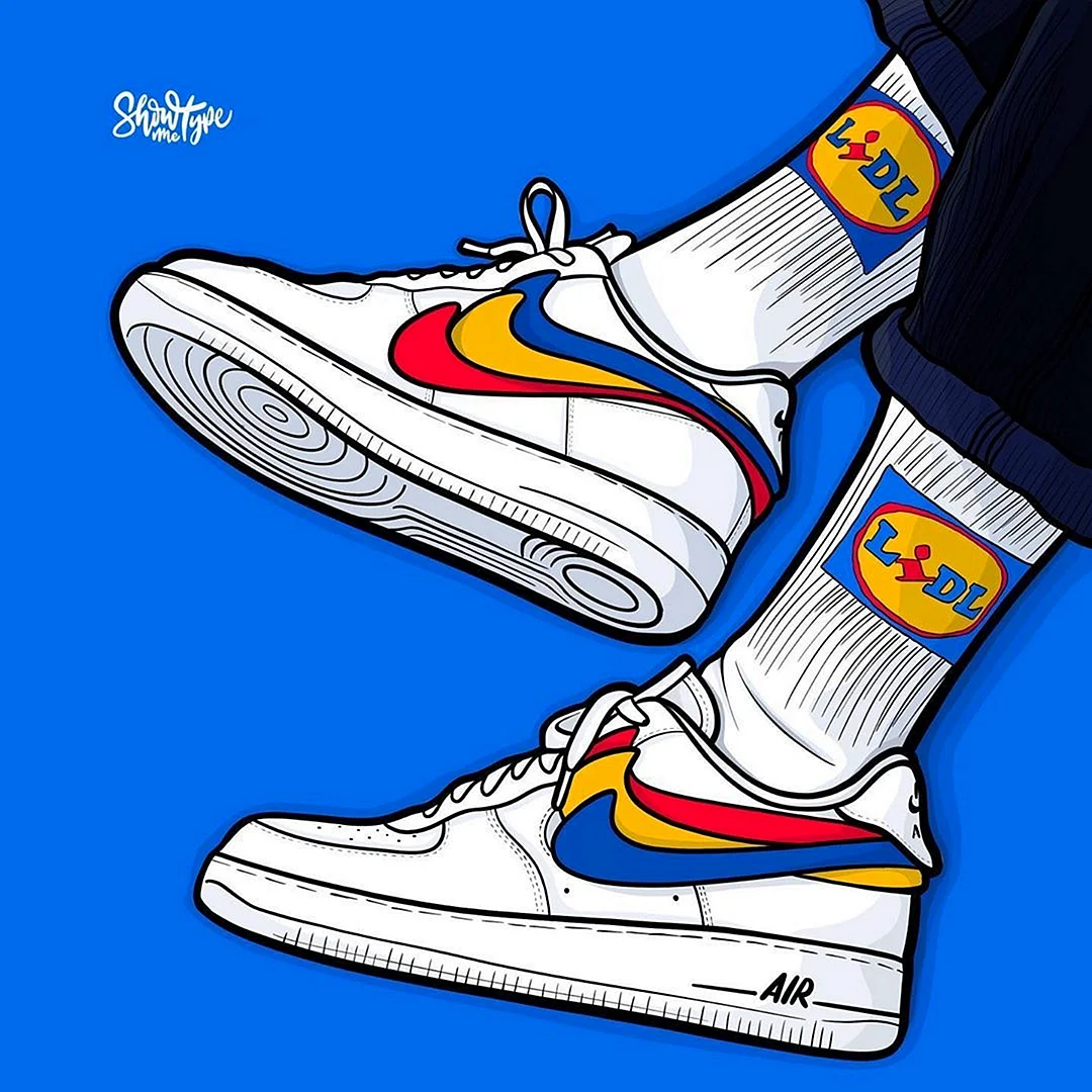 Nike cartoon Wallpaper