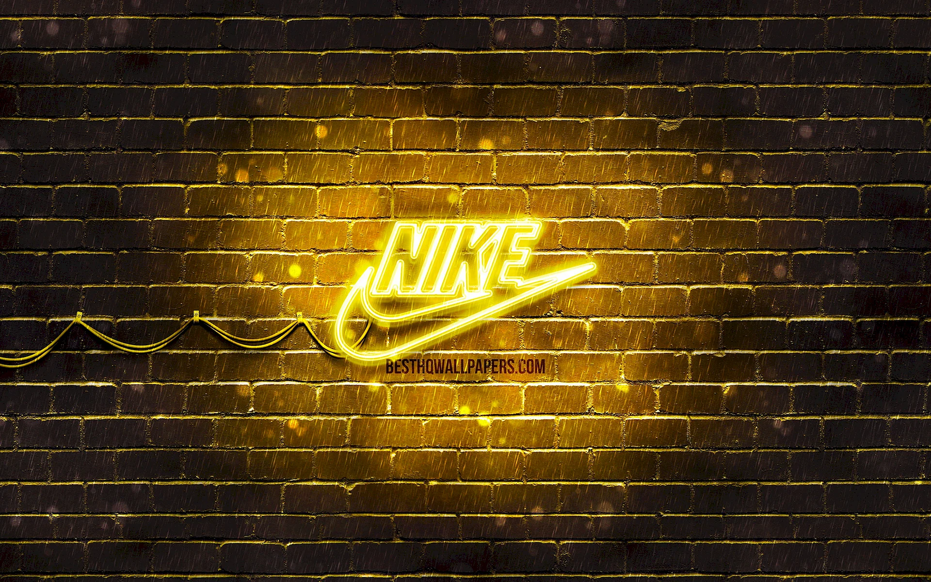 Nike Neon Logo Wallpaper