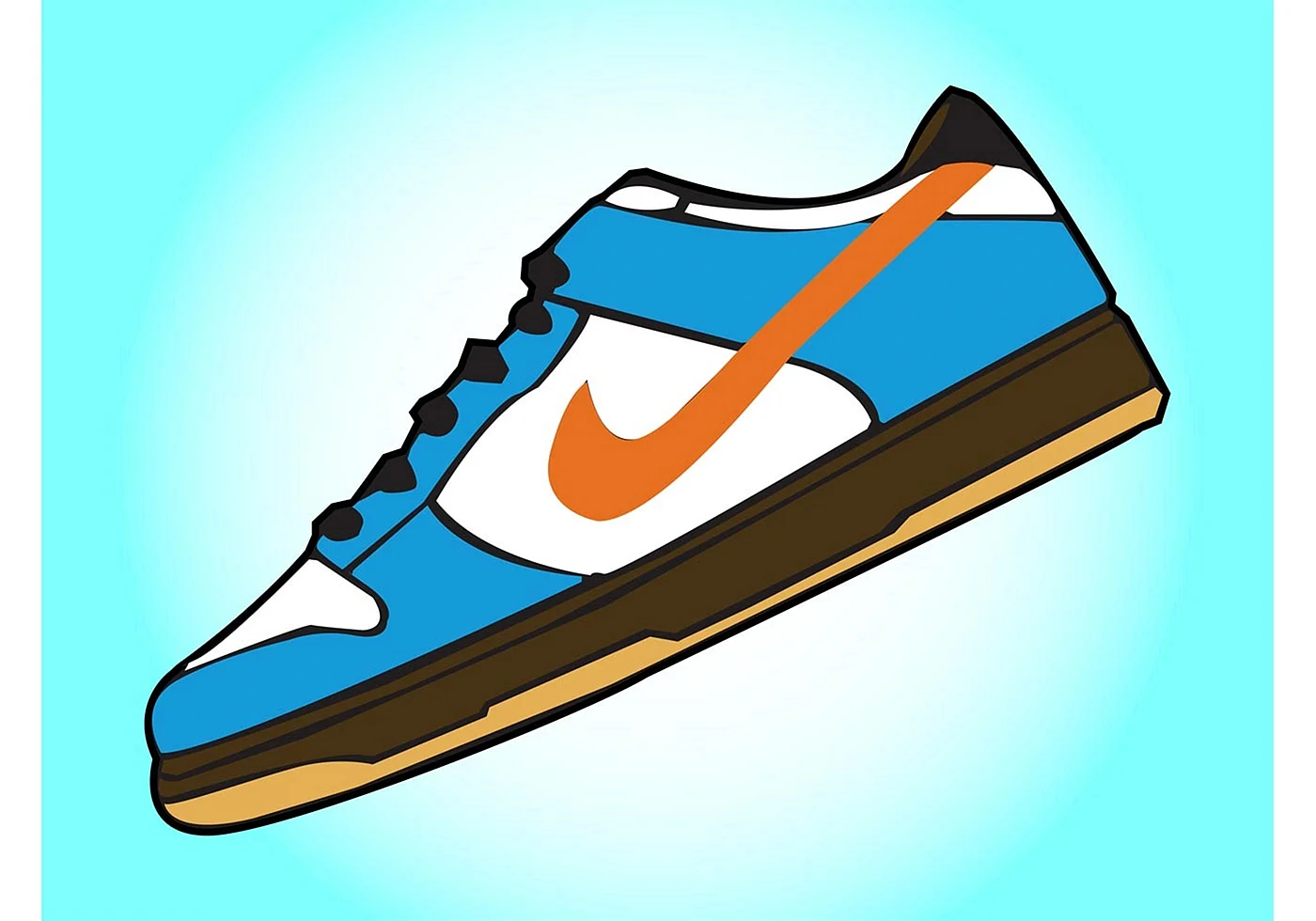 Nike Shoes vector Wallpaper