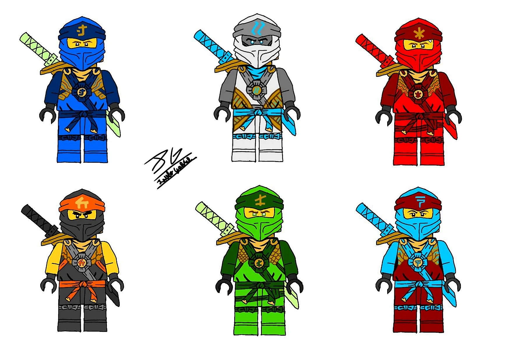 Ninjago Vector Wallpaper