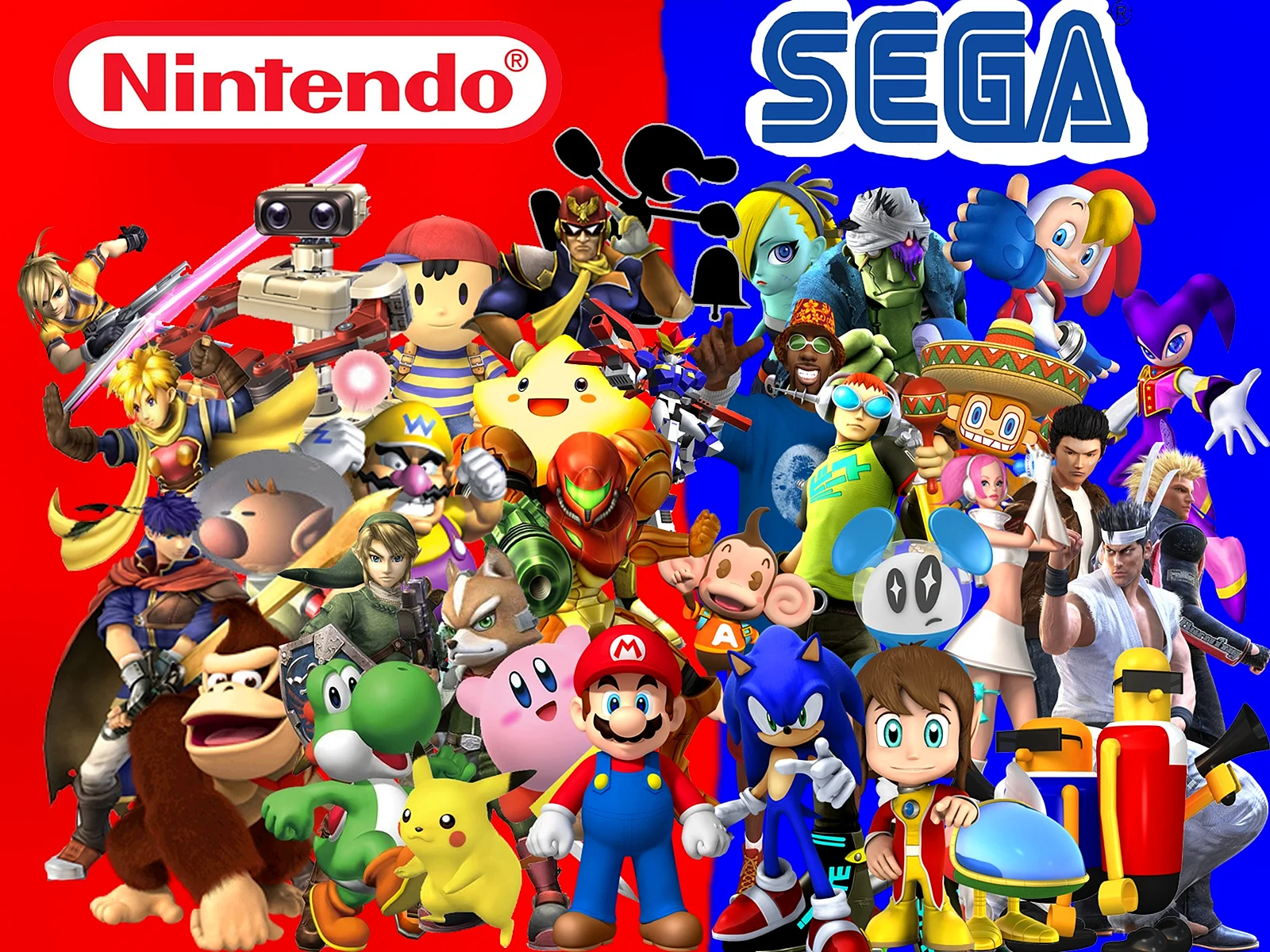 Nintendo Sega Wallpaper