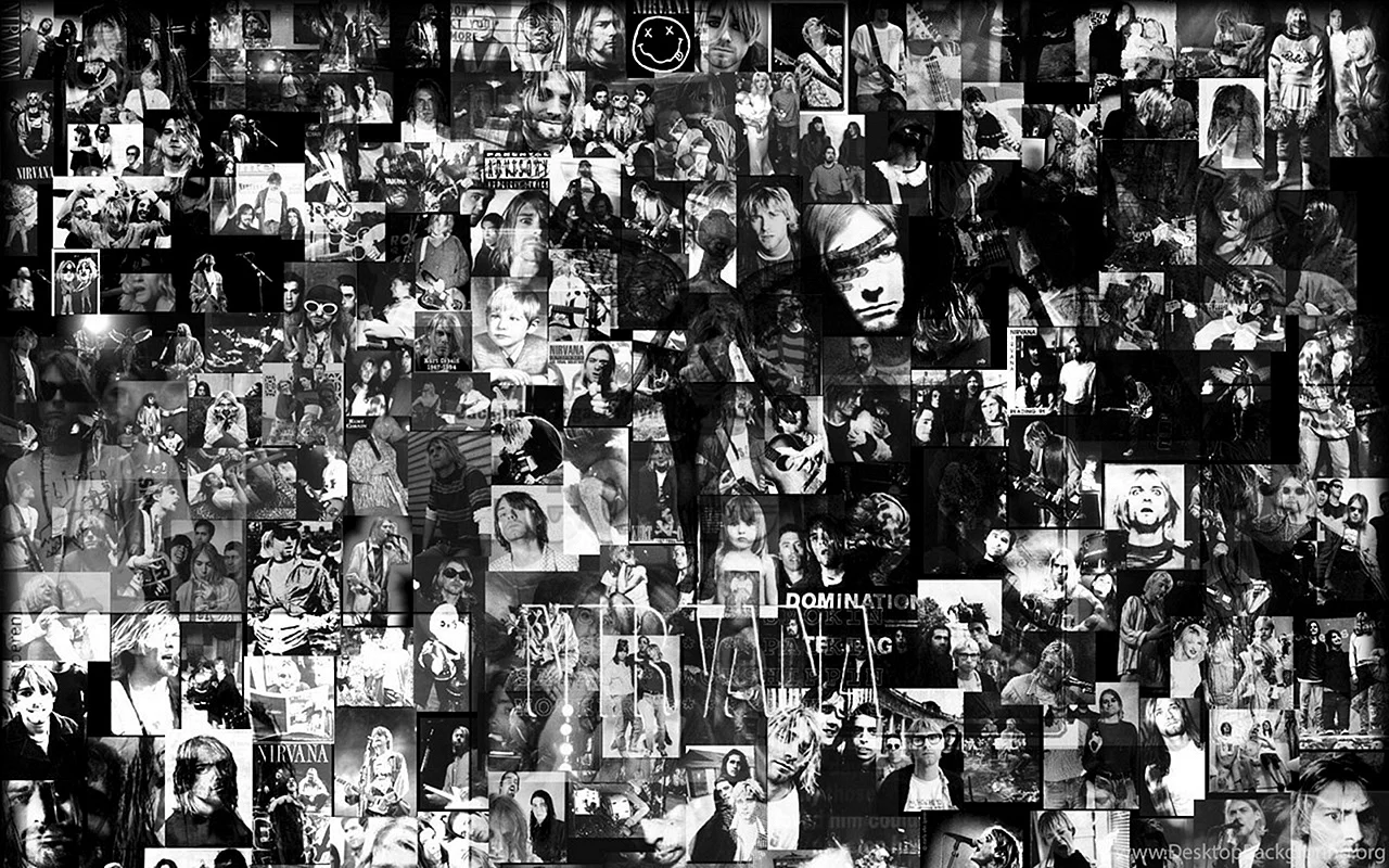 Nirvana Collage Wallpaper