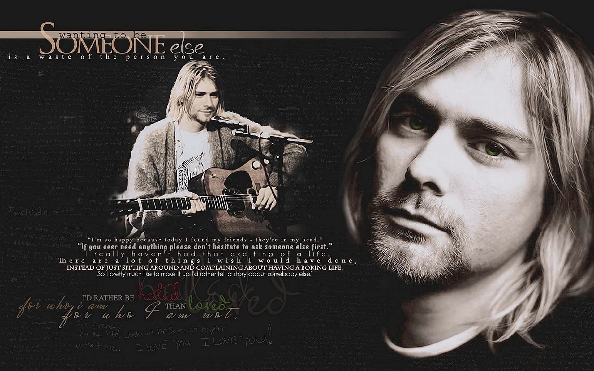 Nirvana Kurt Cobain Wallpaper