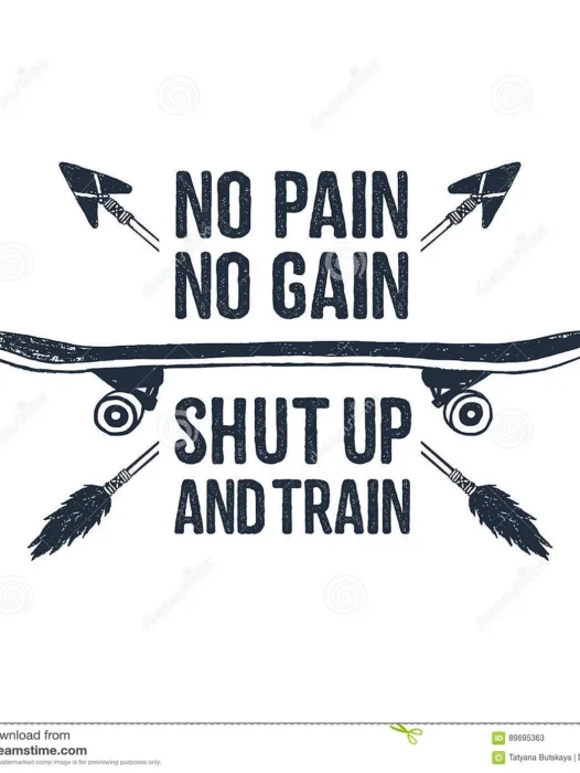 No Pain No Gain Shut Up And Train Wallpaper