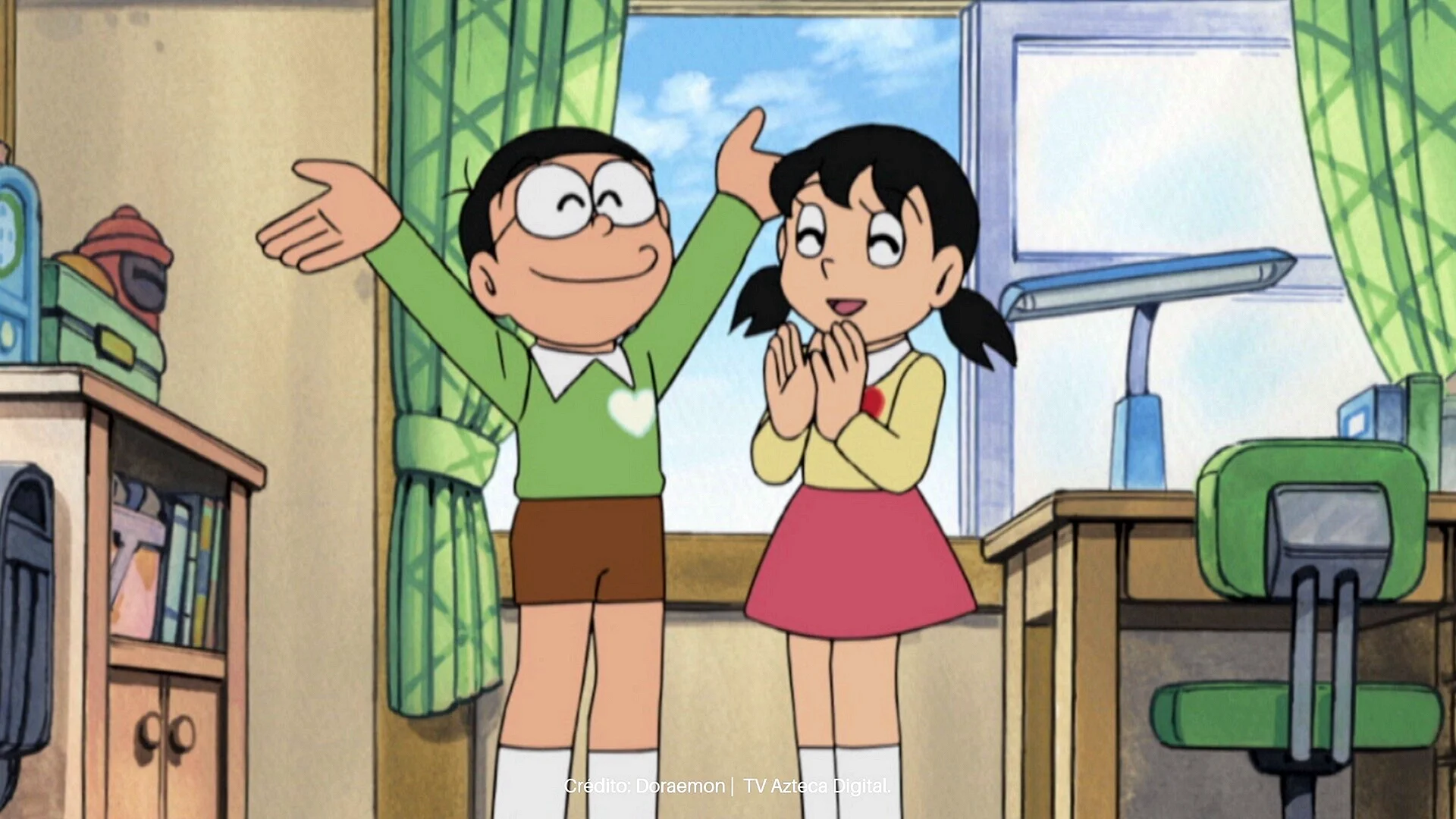 Nobita và Shizuka Wallpaper