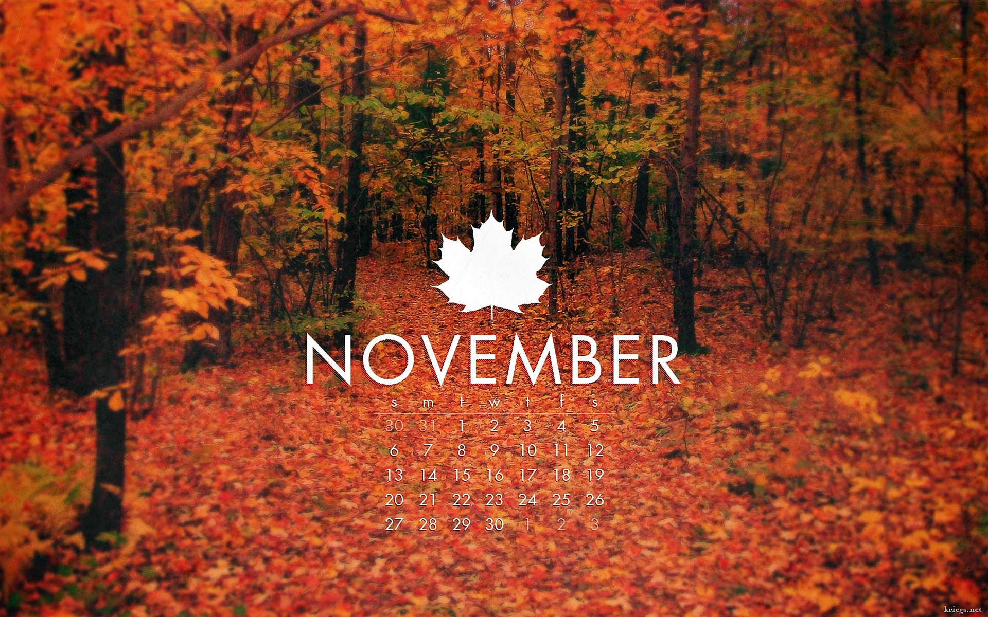 November Wallpaper