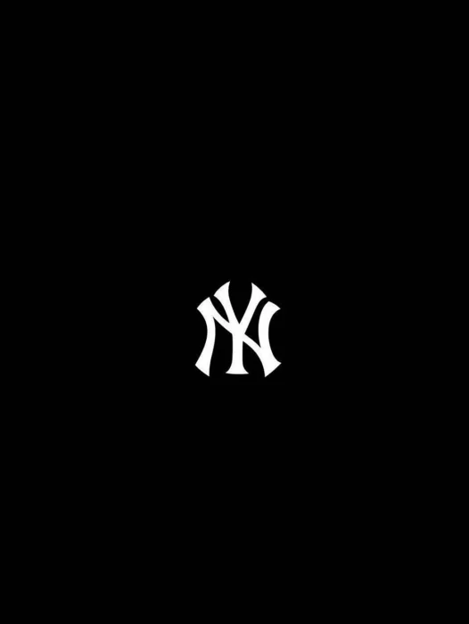 Ny Yankees Black Logo Wallpaper