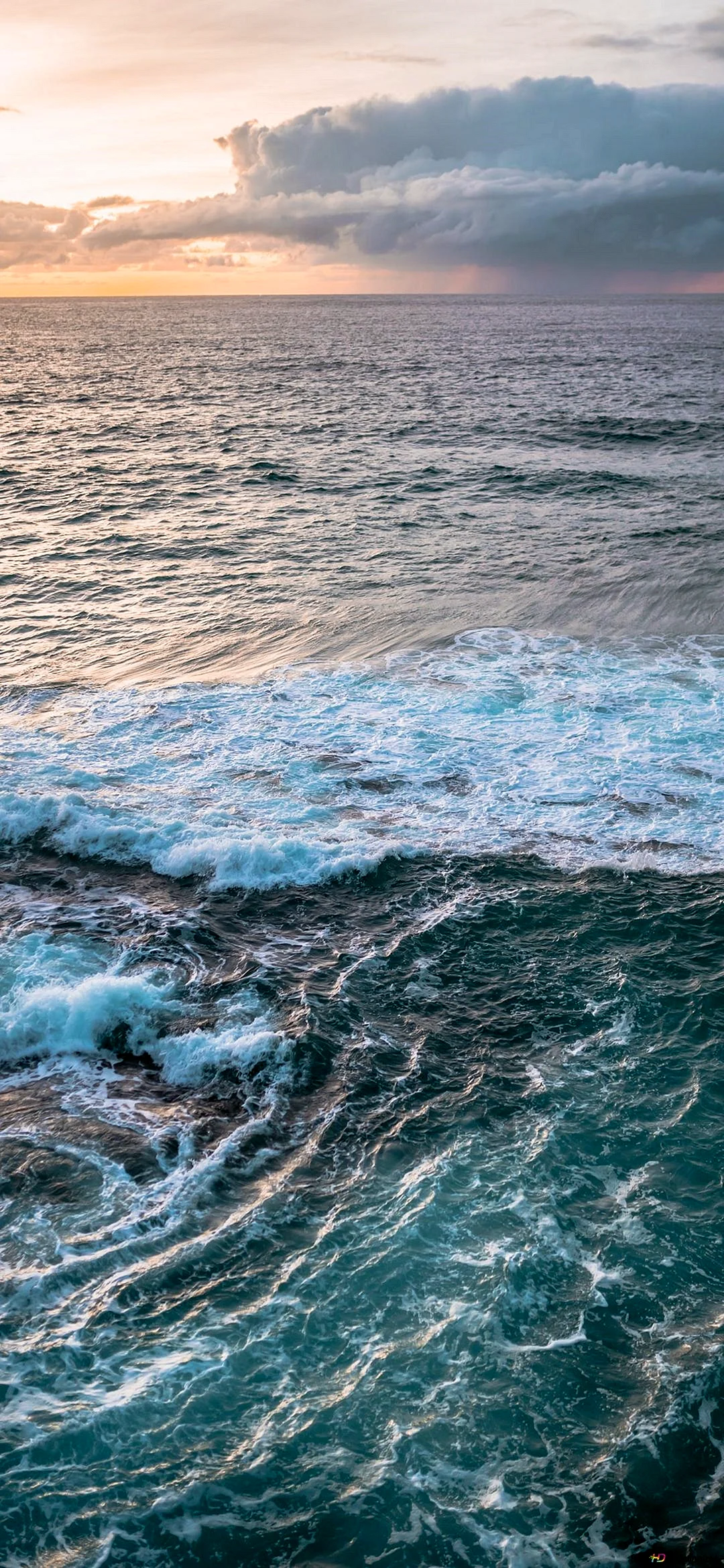Ocean Waves Wallpaper for iPhone 12 mini