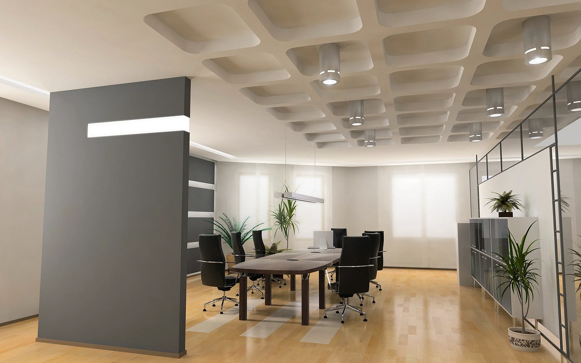 Office Interior Wallpaper