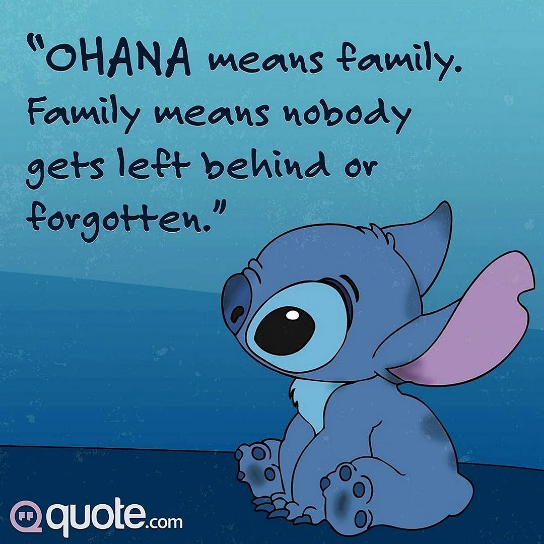 Ohana Means Family Wallpaper