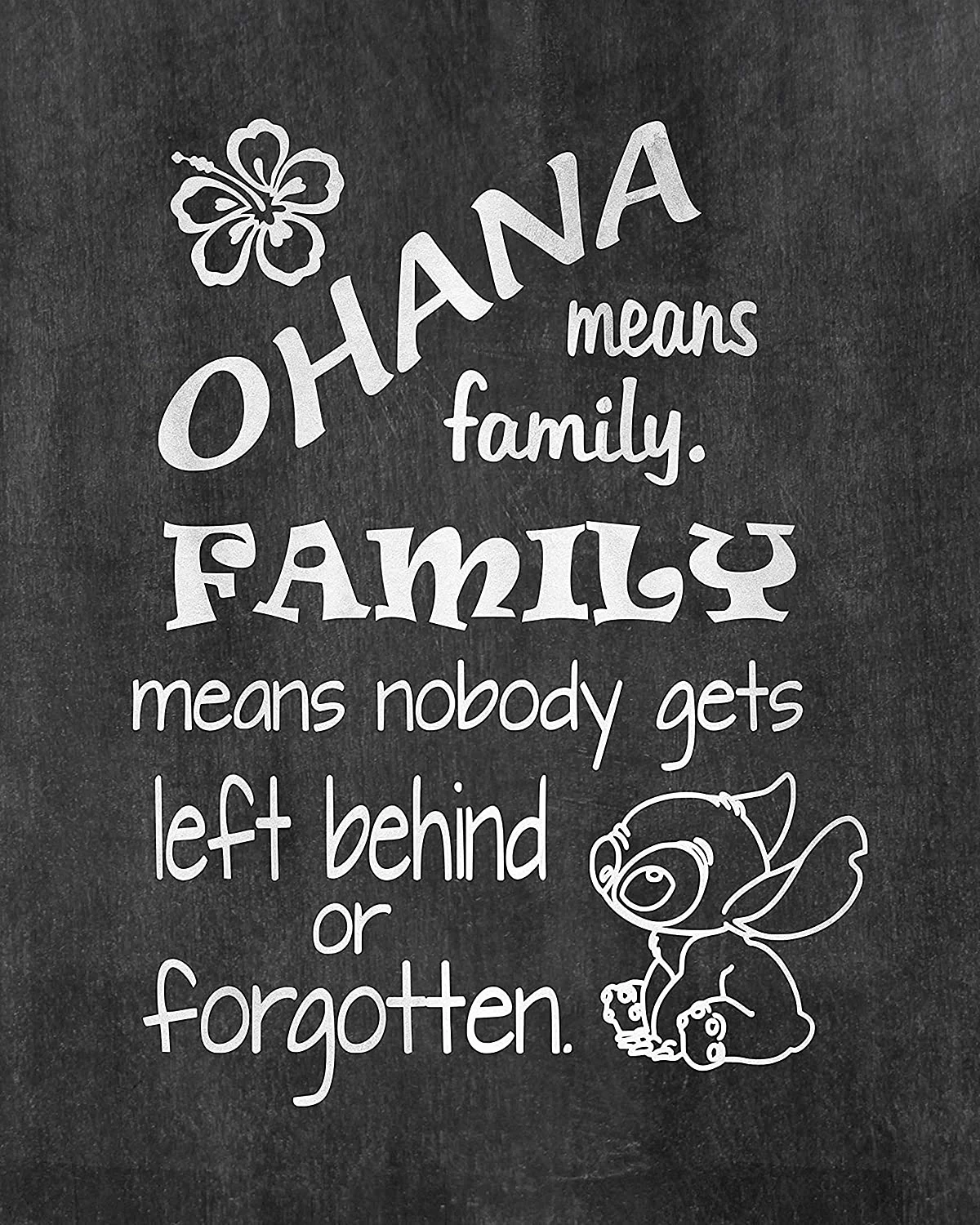 Ohana Means Family Wallpaper