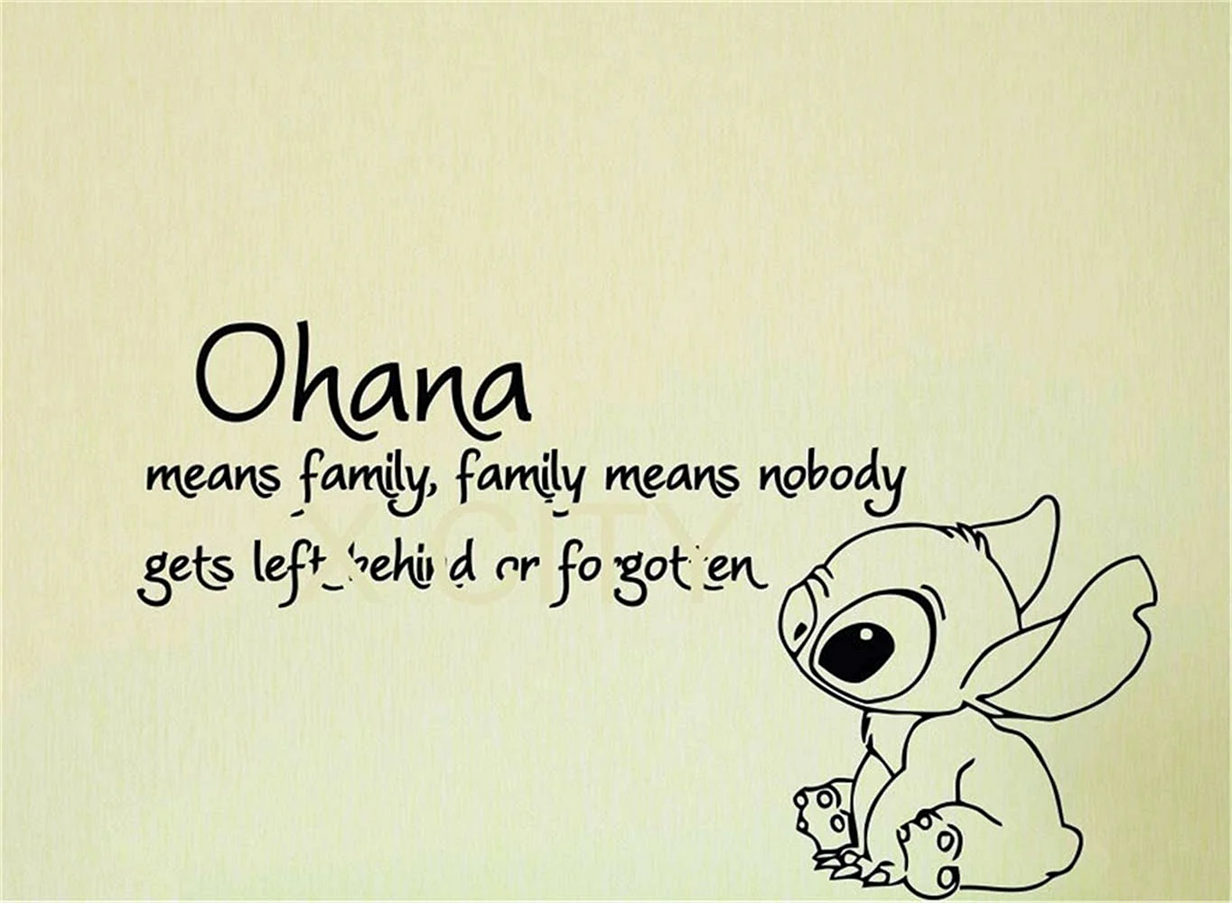 Ohana Means Family Wallpaper