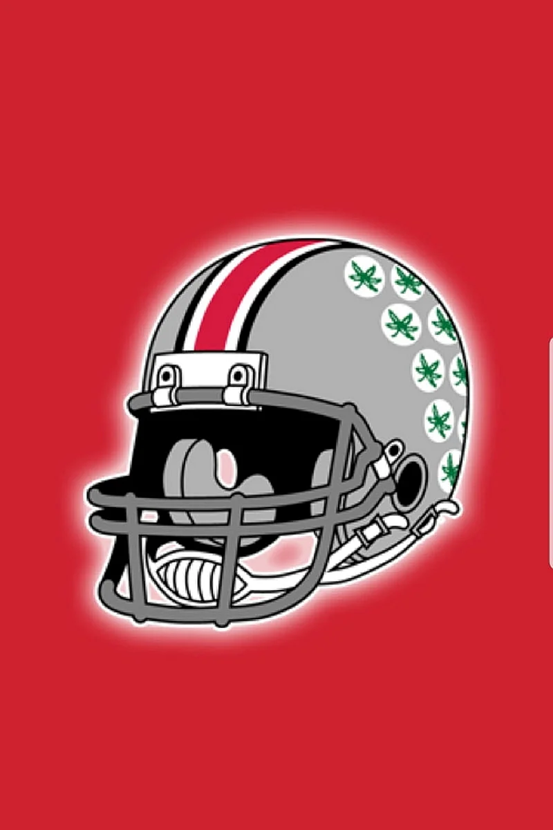 Ohio State Buckeyes Helmet Wallpaper For iPhone