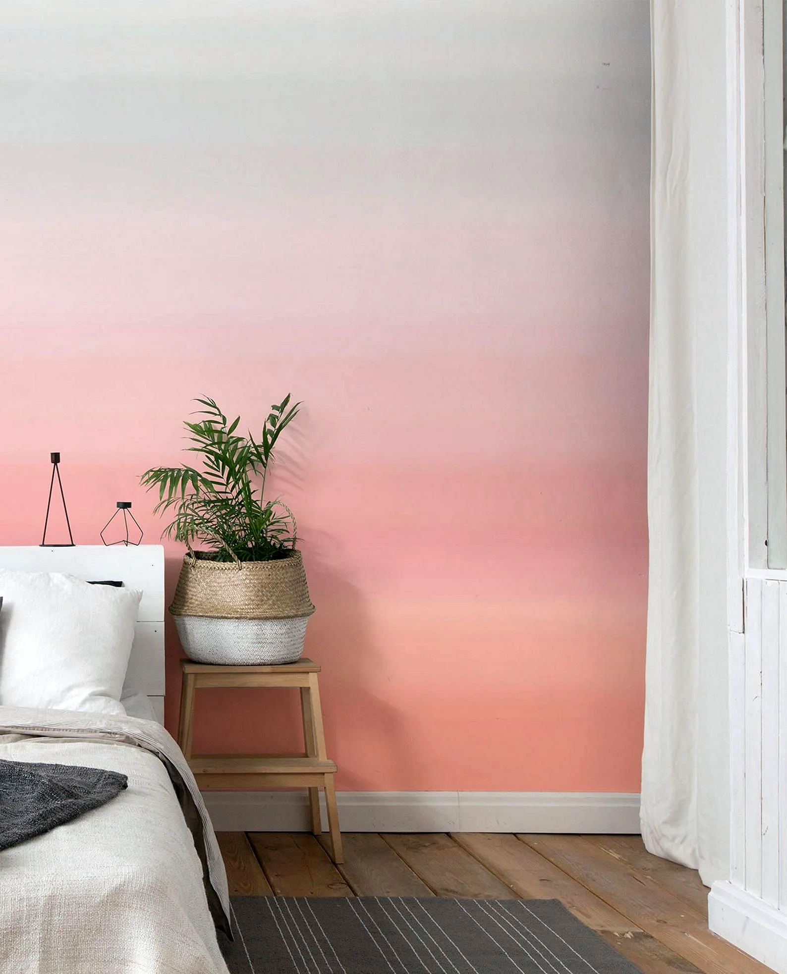 Ombre Wall Bedroom Wallpaper