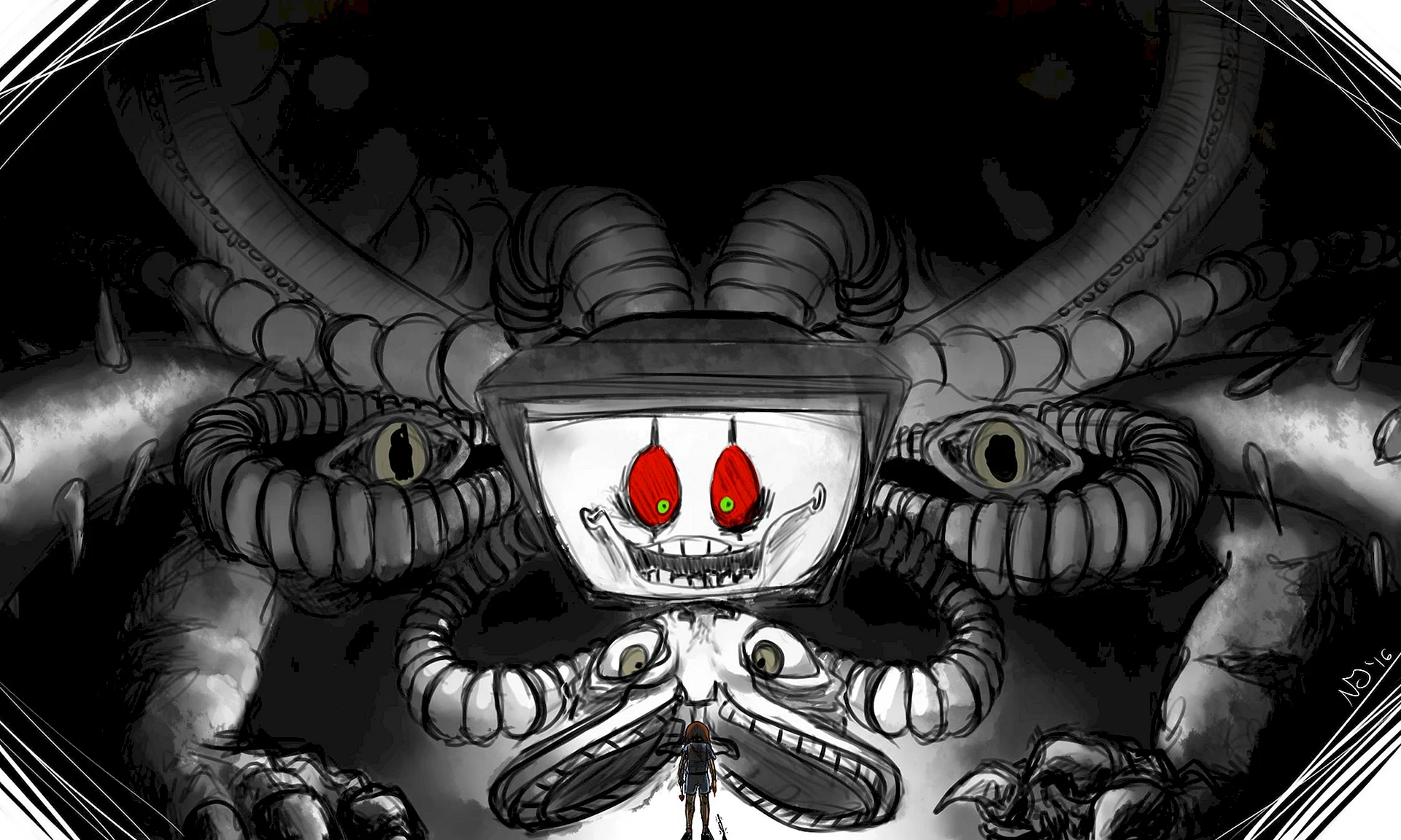Omega Flowey Game Picture Wallpaper