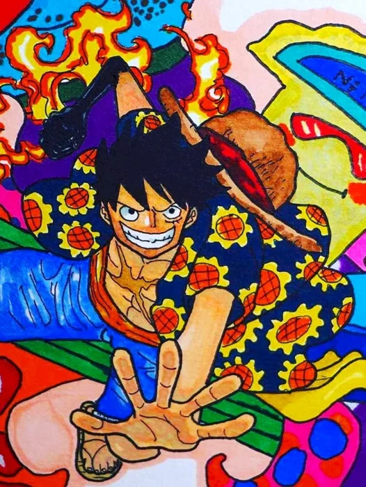 One Piece Doodle Wallpaper