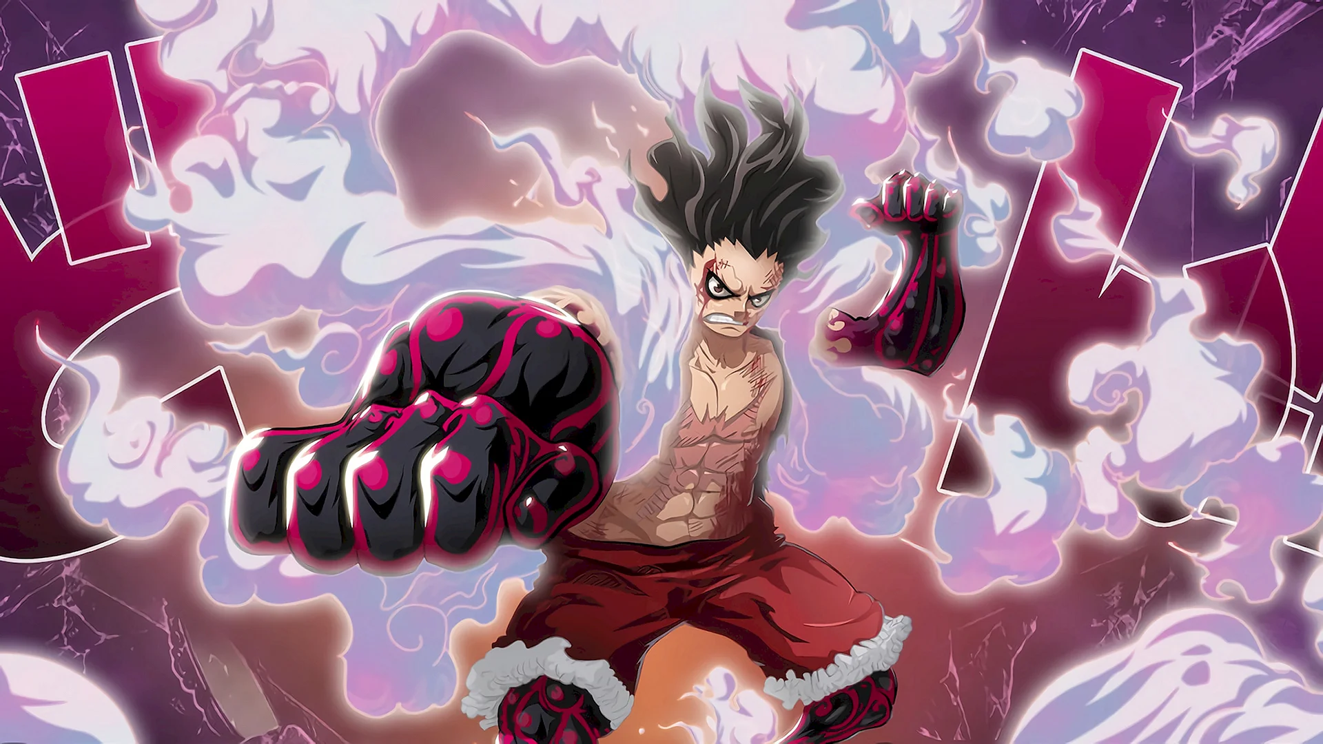 One Piece Luffy Gear 4 Wallpaper