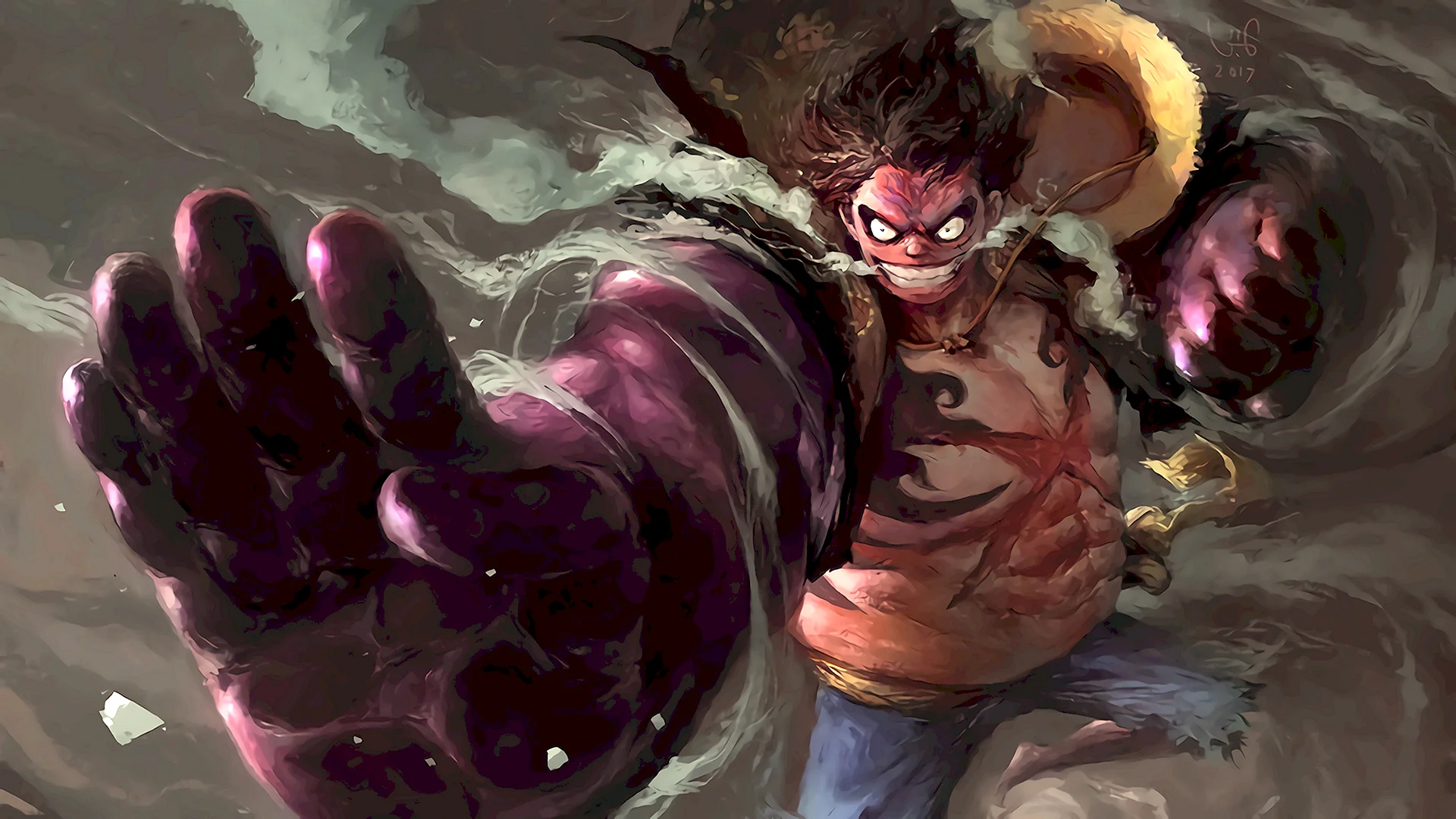 One Piece Luffy Gear 5 Wallpaper