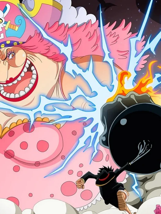 One piece Luffy vs big mom Wallpaper