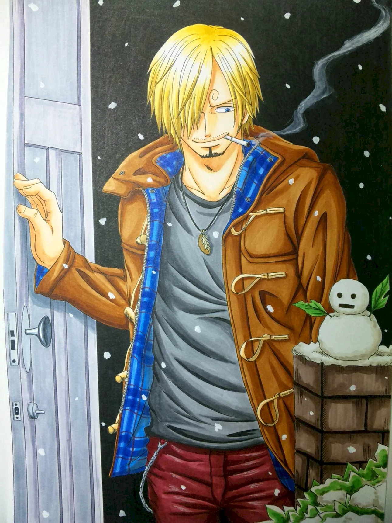 One Piece Sanji Wallpaper For iPhone