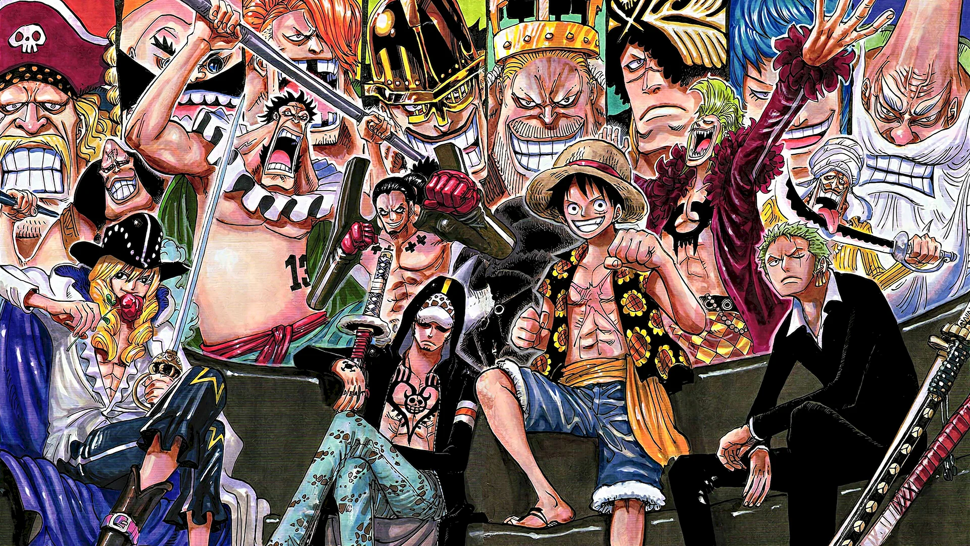 One Piece Straw Hat Pirates Wallpaper