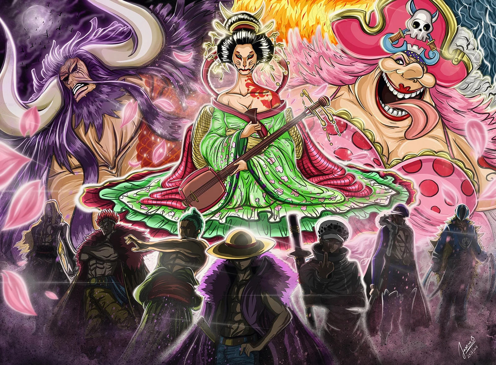 One Piece Wano Wallpaper