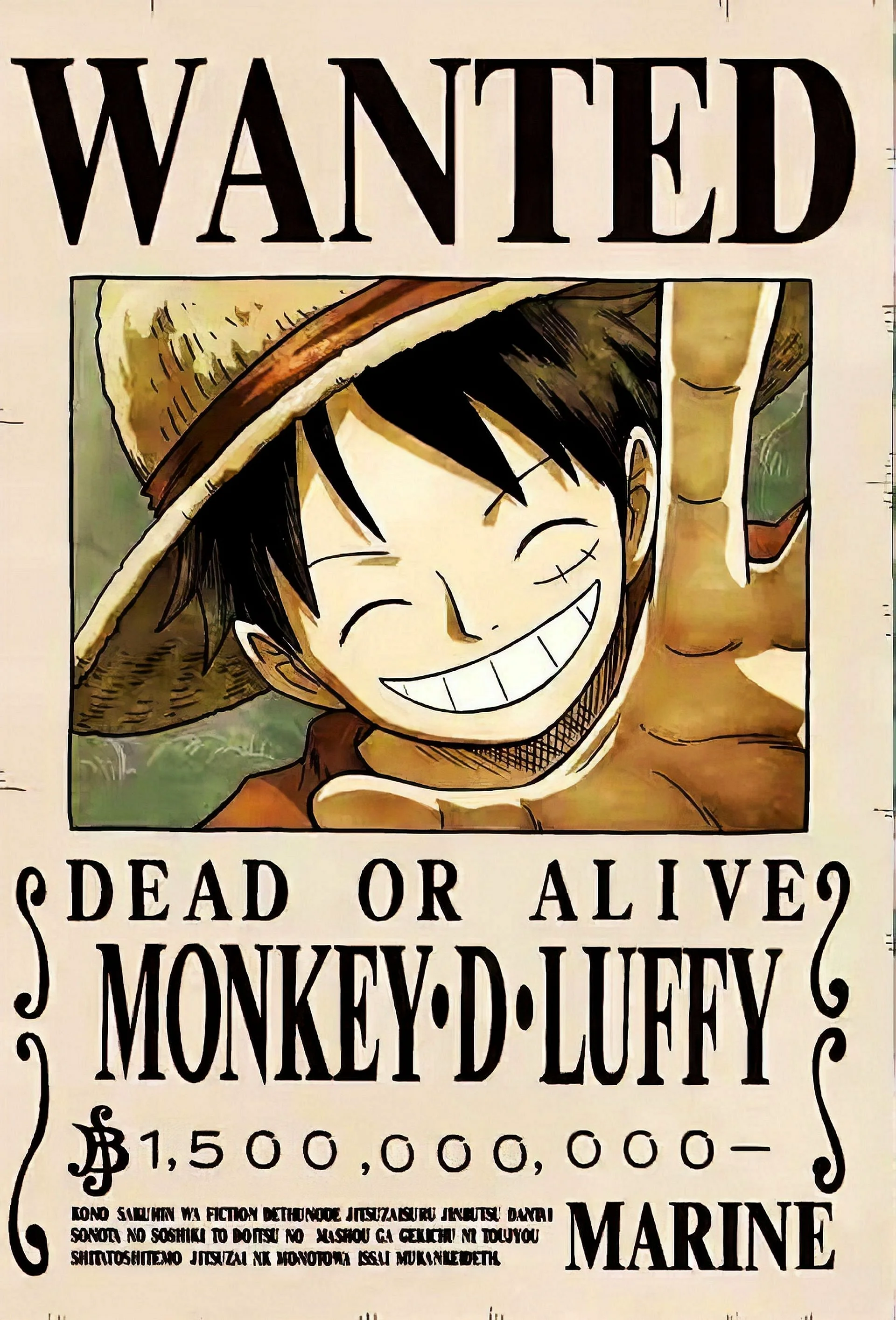 One Piece Wanted Wallpaper