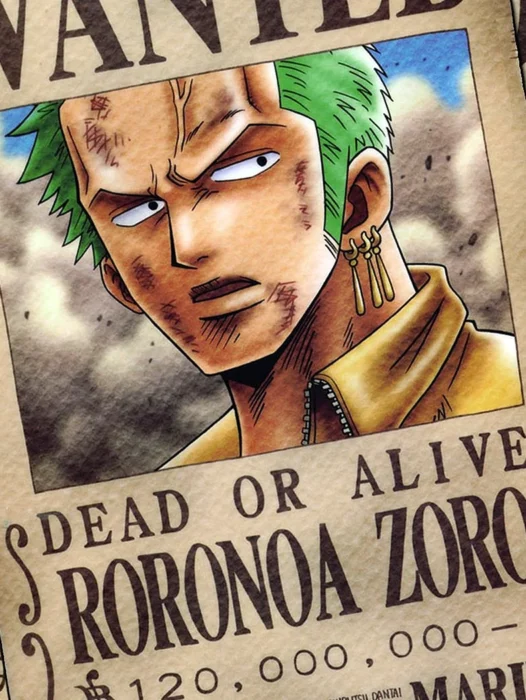 One Piece Wanted Roronoa Zoro Wallpaper