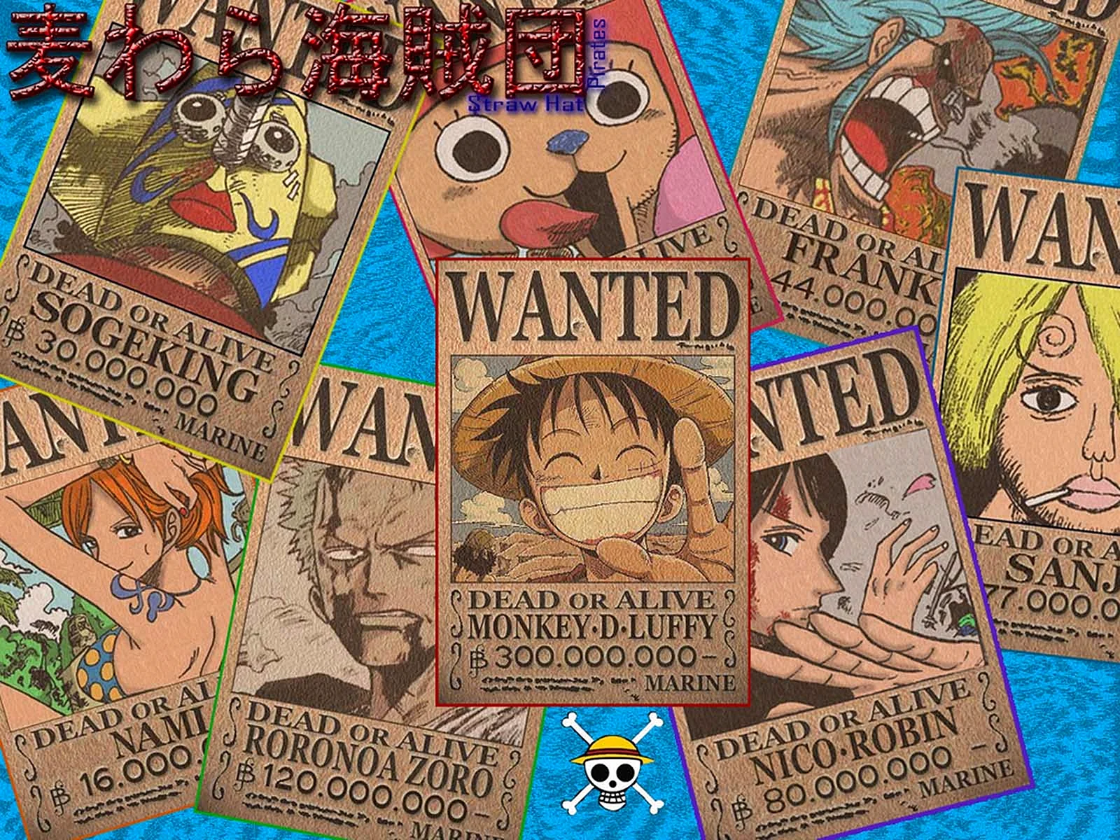 One Piece Wanted Wallpaper