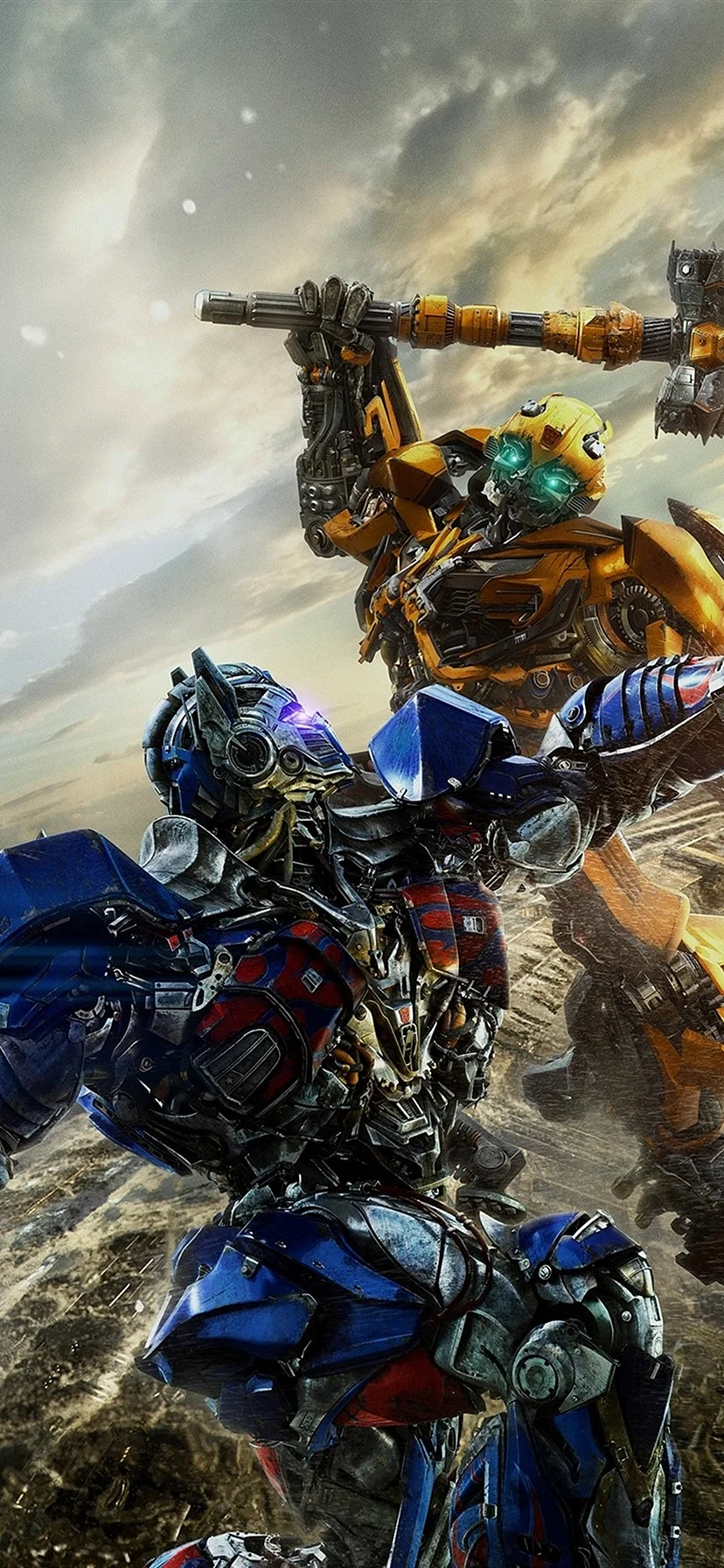 Optimus Prime Vs Bumblebee Wallpaper for iPhone 11