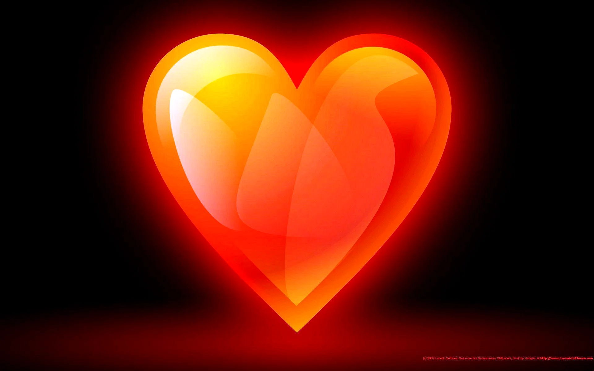 Orange Hearts Background Wallpaper