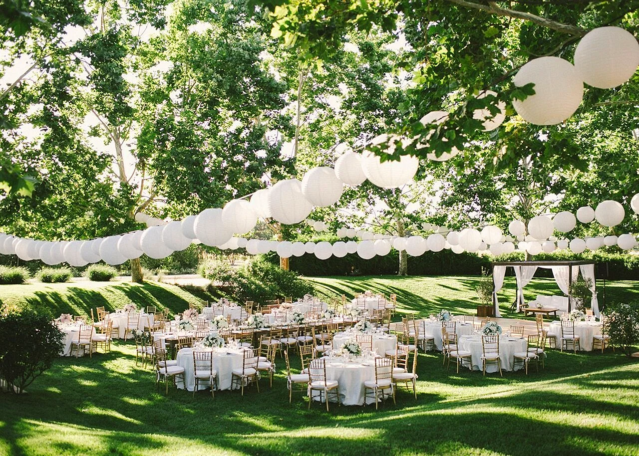 Outdoor Wedding Venue Wallpaper