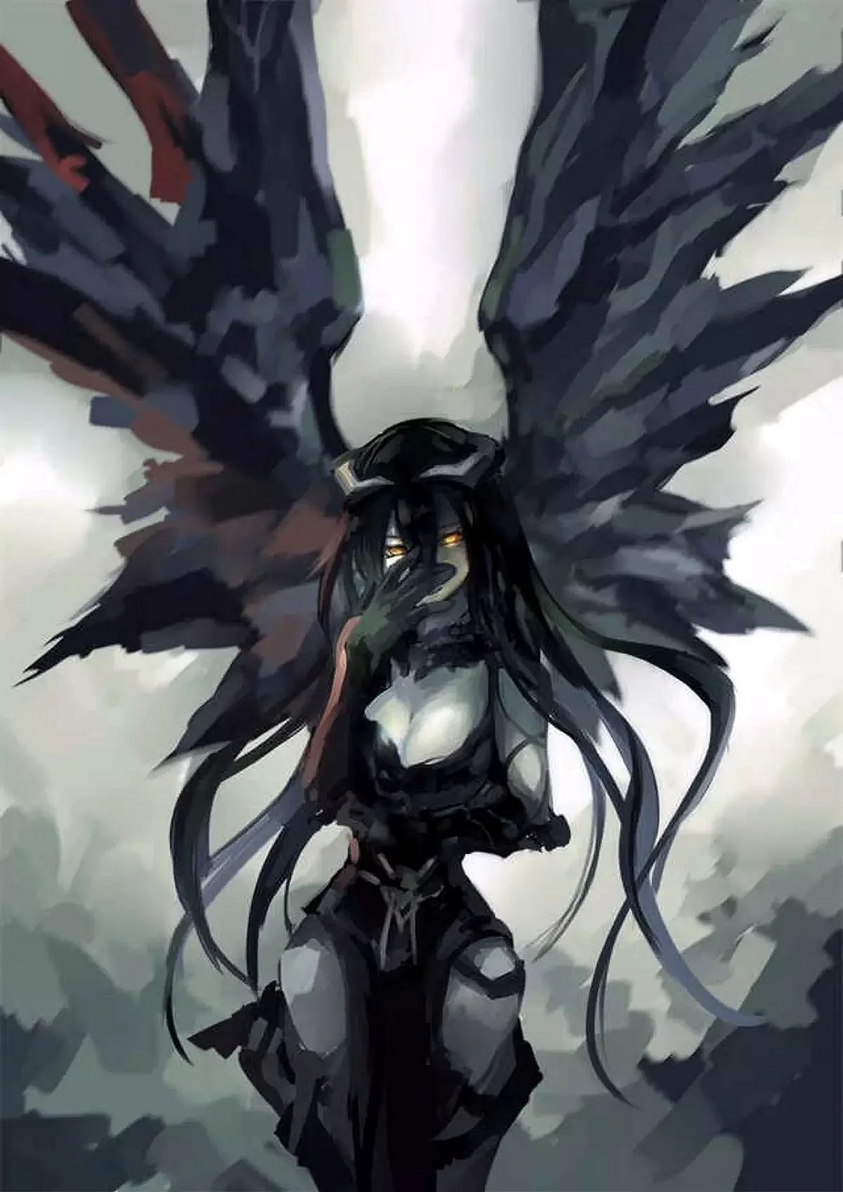 Overlord Albedo Art Wallpaper For iPhone