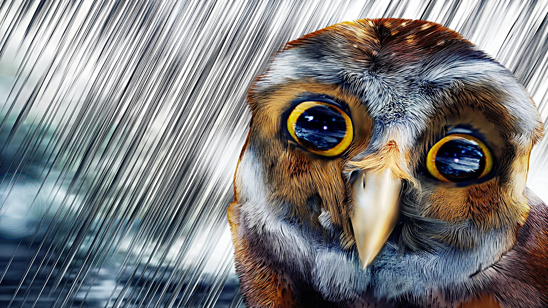 Owl Art Wallpaper