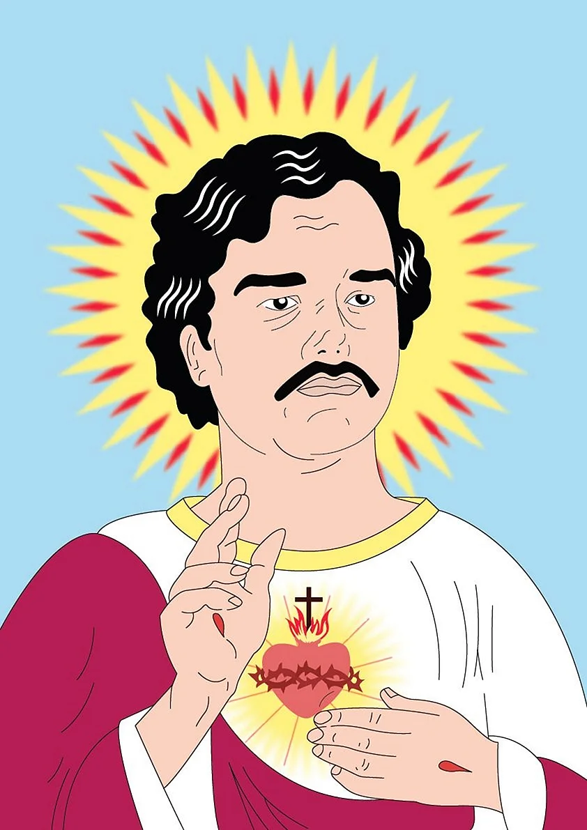 Pablo Escobar Art Wallpaper For iPhone