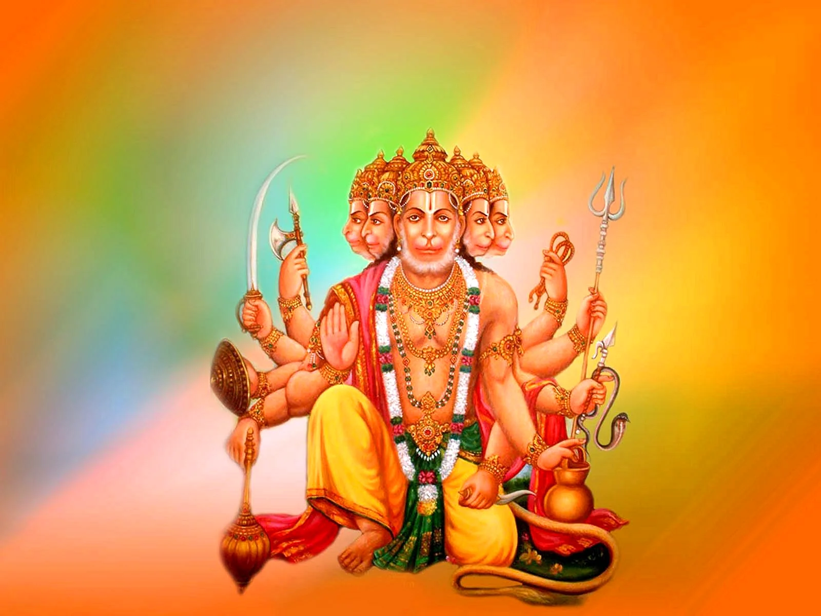 Panchmukhi Hanuman Wallpaper