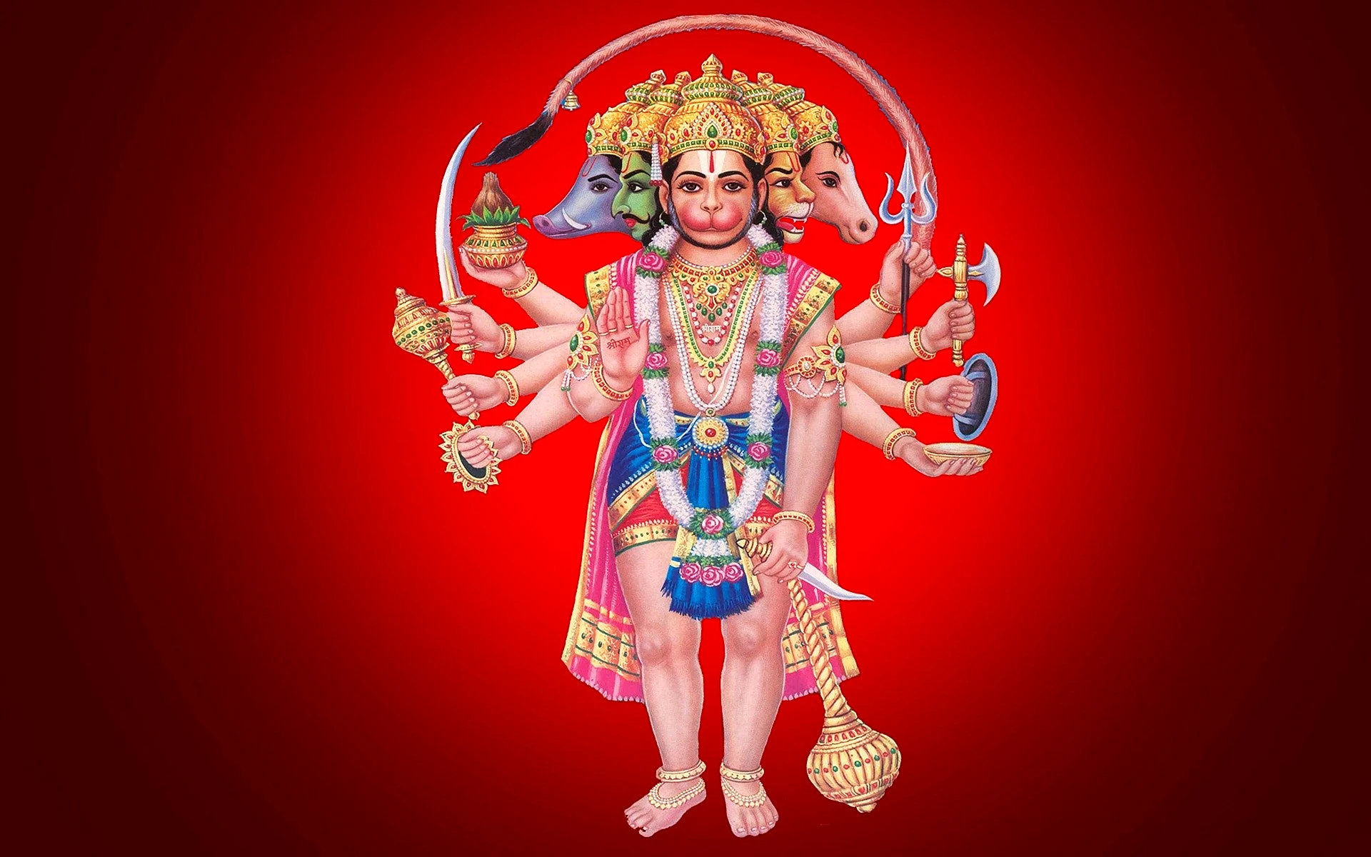 Panchmukhi Hanuman Wallpaper