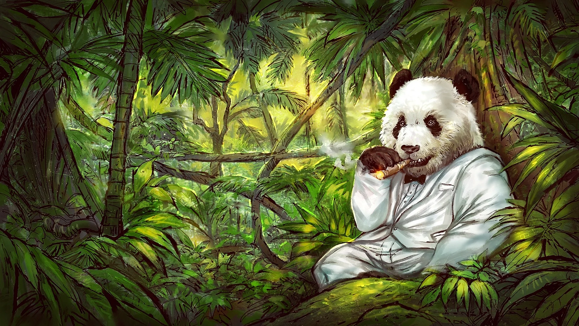 Panda Art Wallpaper