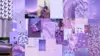 Pastel Lavender Collage Aesthetic Wallpaper