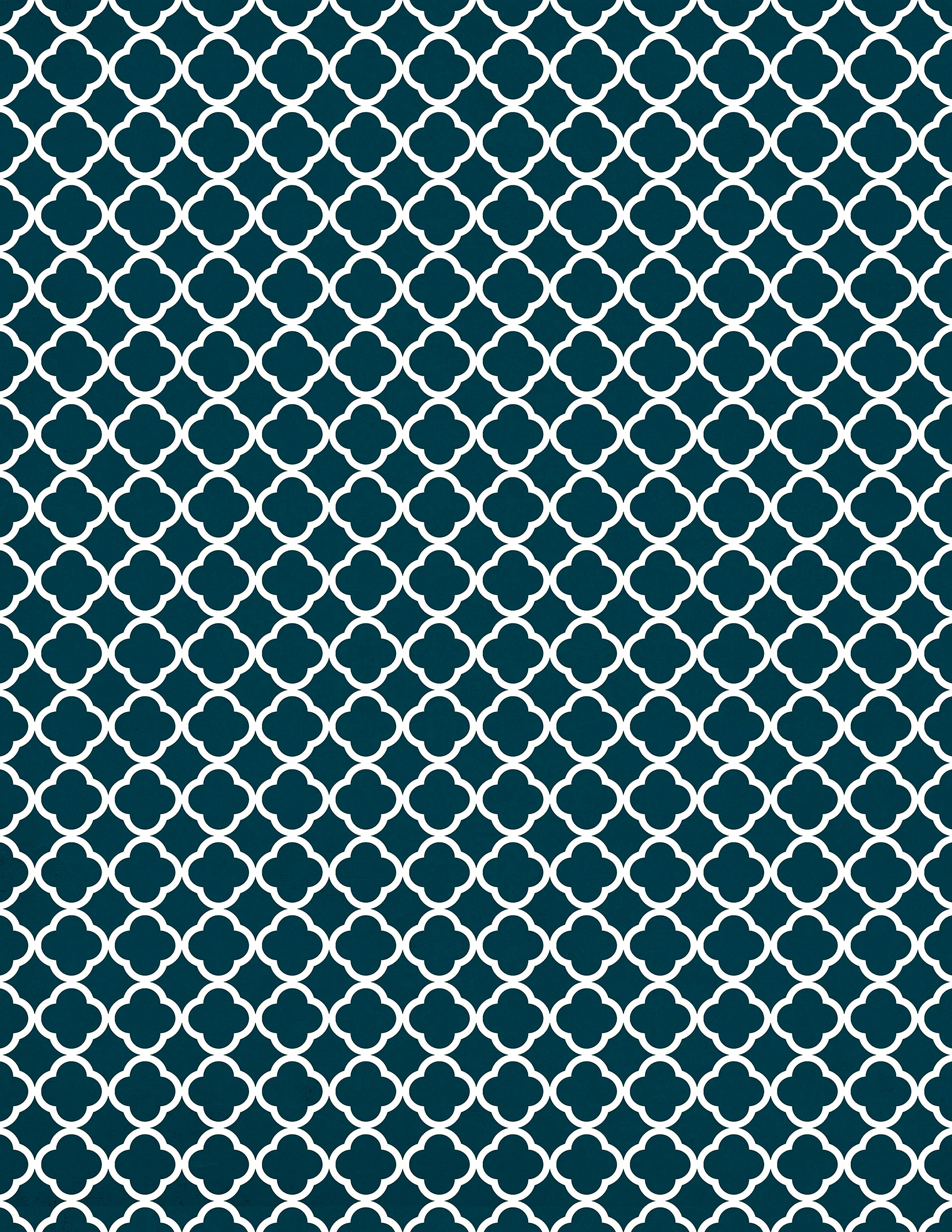 Pattern Moroccan Quatrefoil Wallpaper