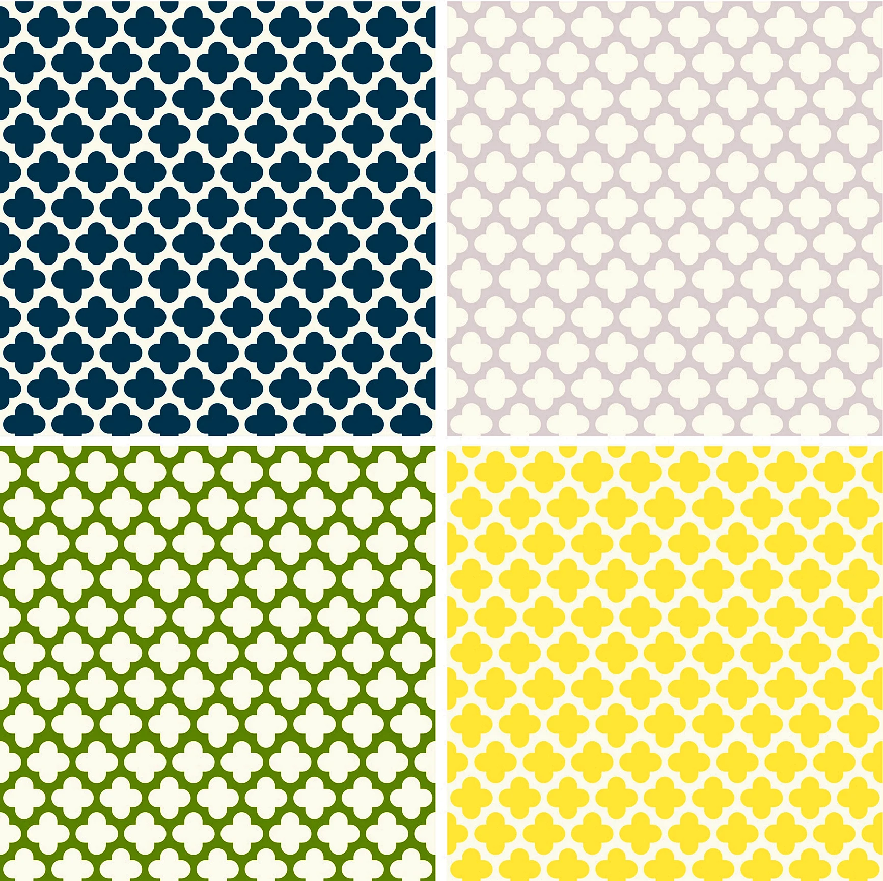 Pattern Moroccan Quatrefoil Wallpaper