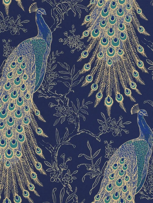 Payet Peacock Wallpaper