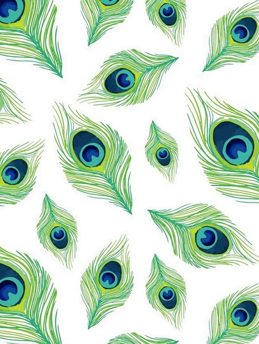 Peacock Pattern Wallpaper