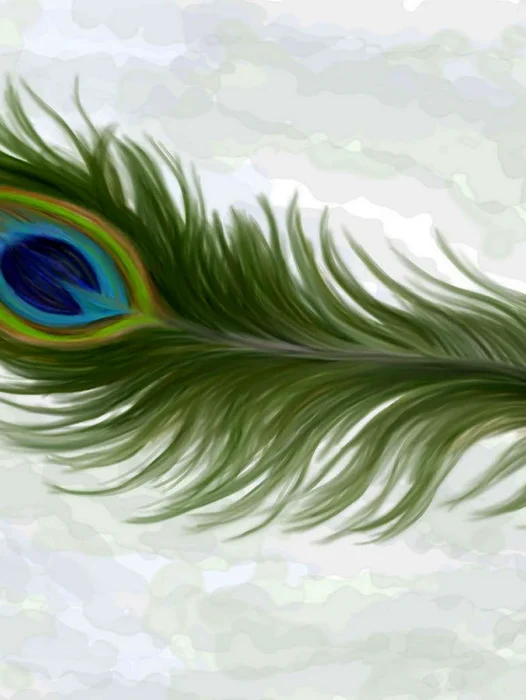 Peacock Feather Wallpaper