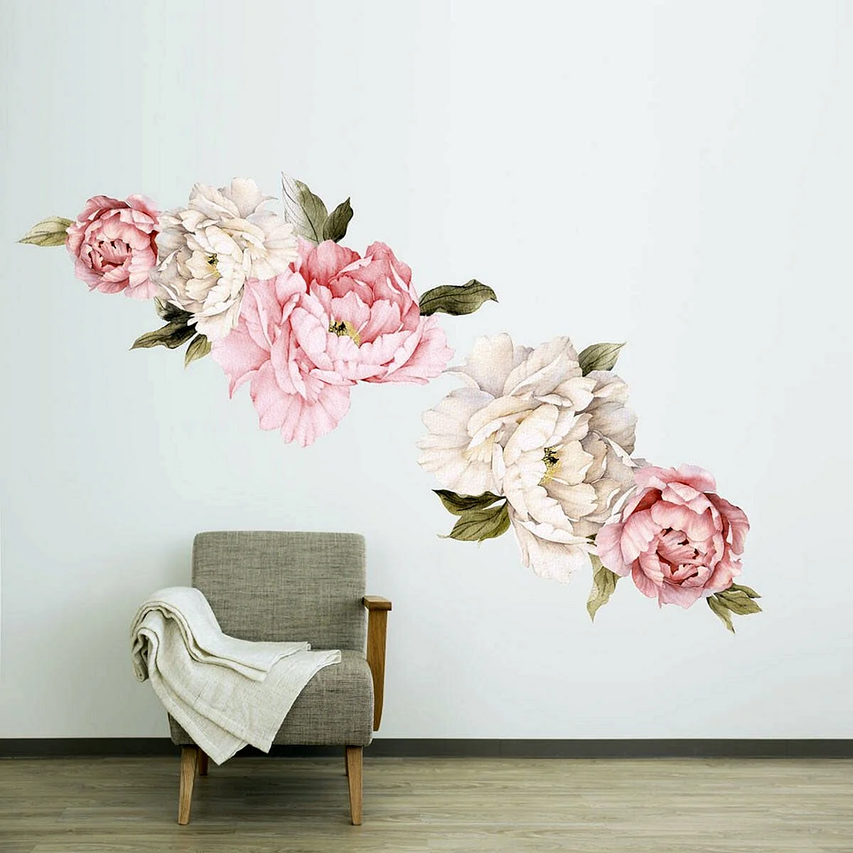 Peony Mural Wallpaper