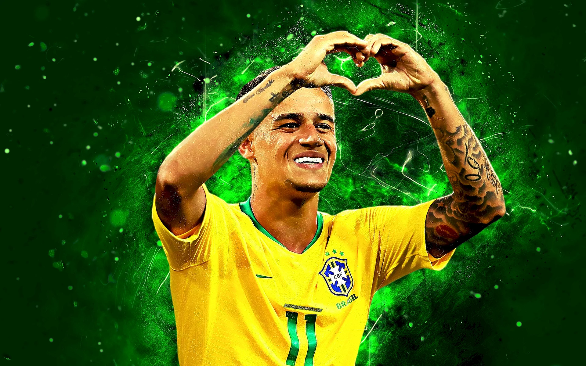 Philippe Coutinho Brazil Wallpaper