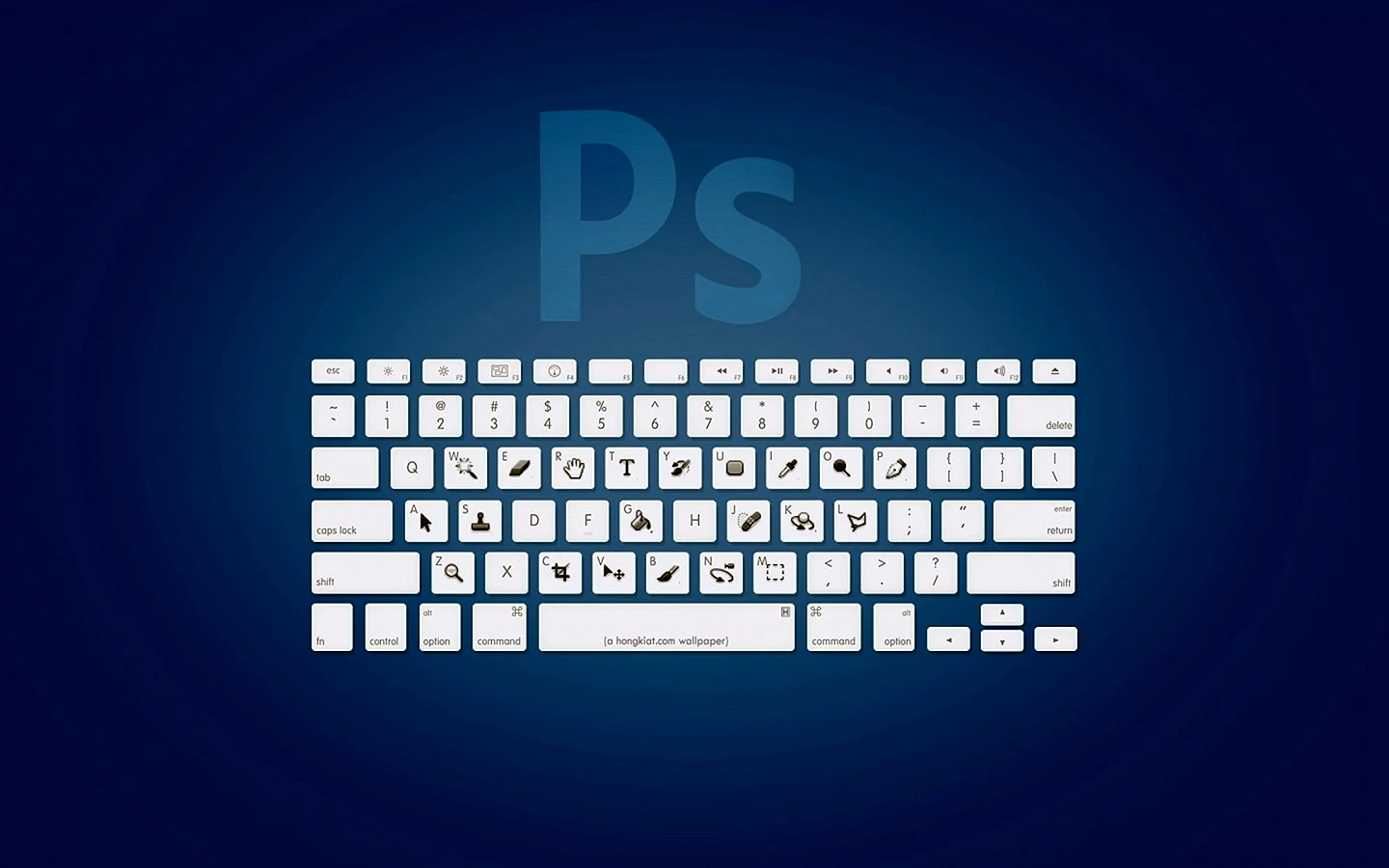 Photoshop Keyboard Wallpaper