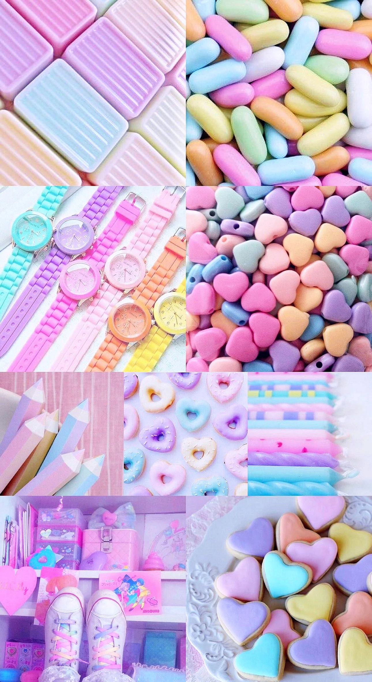 Pink Aesthetic Collage Wallpaper For iPhone