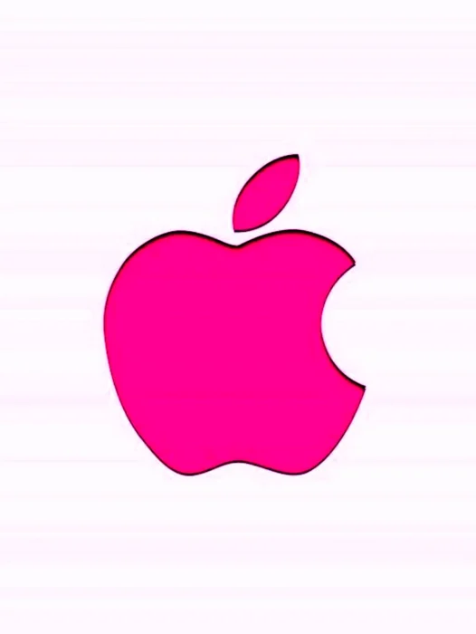 Pink Apple Wallpaper For iPhone