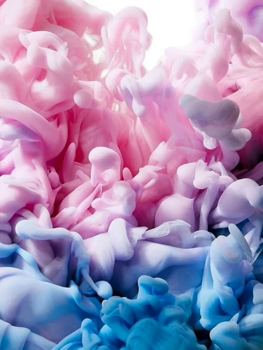Pink Blue Smoke Wallpaper For iPhone